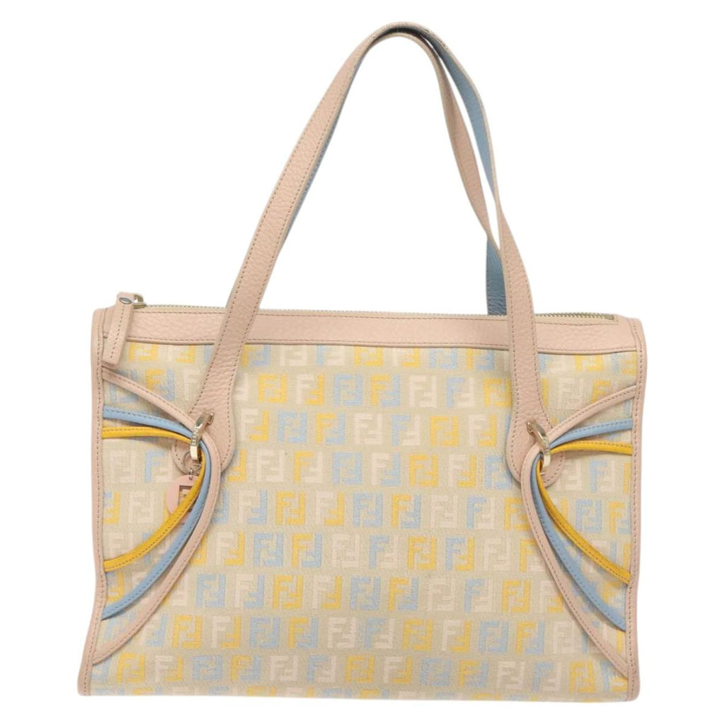 FENDI Zucchino Canvas Hand Bag Multicoloryk17408