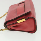 Chloe Chain Shoulder Bag Leather 2way Pink yk6115