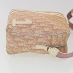 CHRISTIAN DIOR Trotter Canvas Shoulder Bag Pink BO D 0034  yk6182