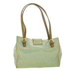 FENDI Zucchino Canvas Hand Bag Blue Auth yk6199B