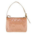 FENDI Zucchino Canvas Hand Bag Patent leather Orange 010.26810.018yk6878B