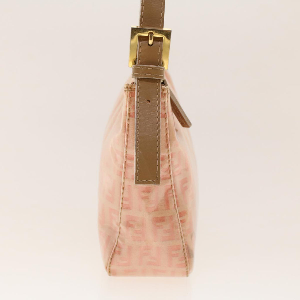 FENDI Zucchino Canvas Hand Bag Patent leather Orange 010.26810.018yk6878B