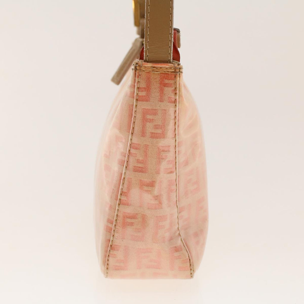 FENDI Zucchino Canvas Hand Bag Patent leather Orange 010.26810.018yk6878B