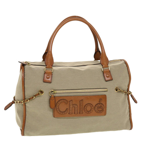 Chloe Harley Boston Bag Canvas Beige 01 10 51 6008 yk7112