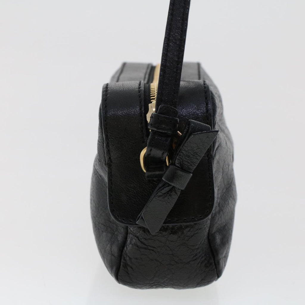 Chloe Shoulder Bag Leather Black 03-12-51-65-5955 yk7634