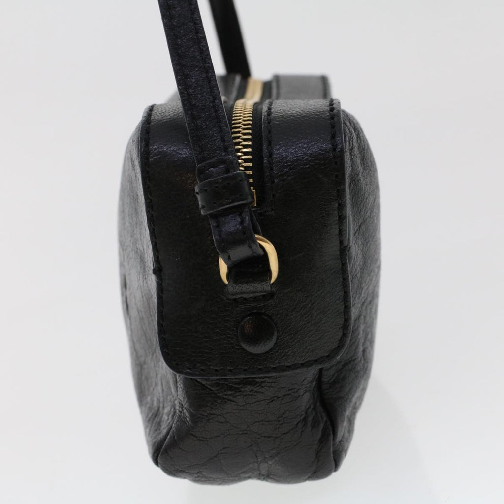 Chloe Shoulder Bag Leather Black 03-12-51-65-5955 yk7634