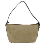 CELINE C Macadam Canvas Shoulder Bag Beige 7996B