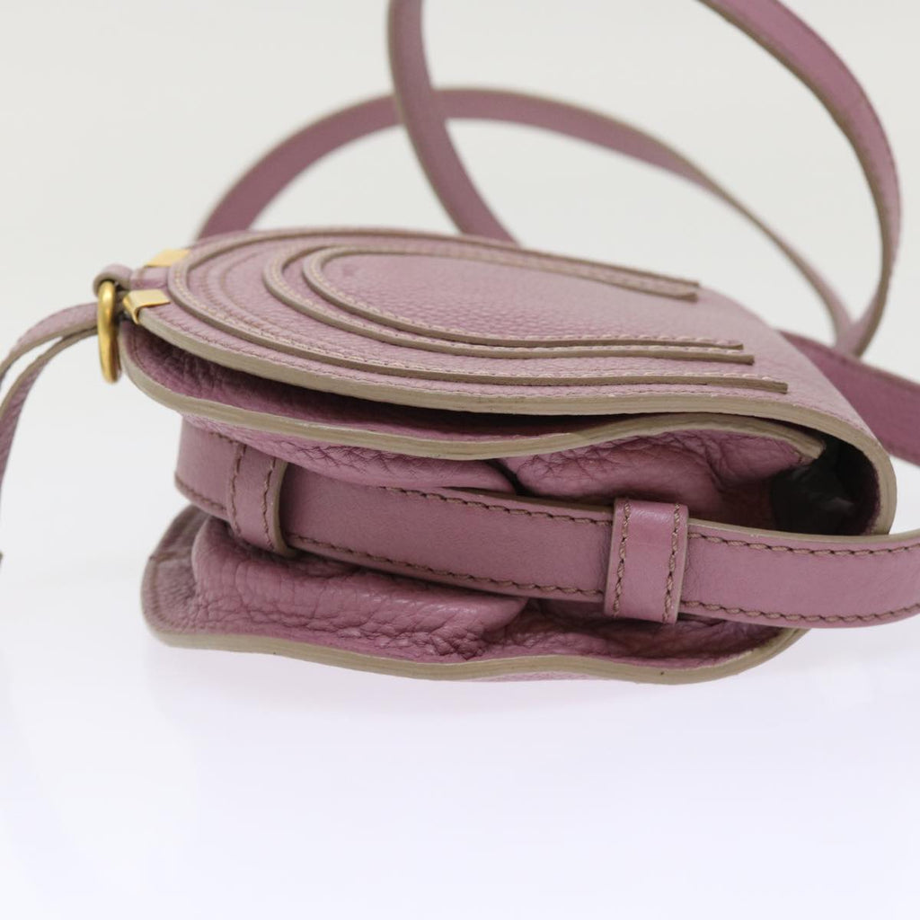 Chloe Mercy Small Shoulder Bag Leather Purple yk8139B