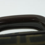 FENDI Zucca Canvas Hand Bag Black Brownyk8377B