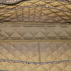 FENDI Zucca Canvas Hand Bag Black Brownyk8377B