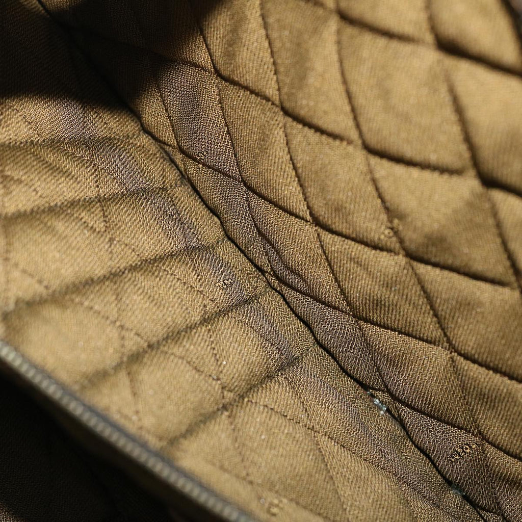 FENDI Zucca Canvas Hand Bag Black Brownyk8377B