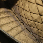 FENDI Zucca Canvas Hand Bag Black Brownyk8377B