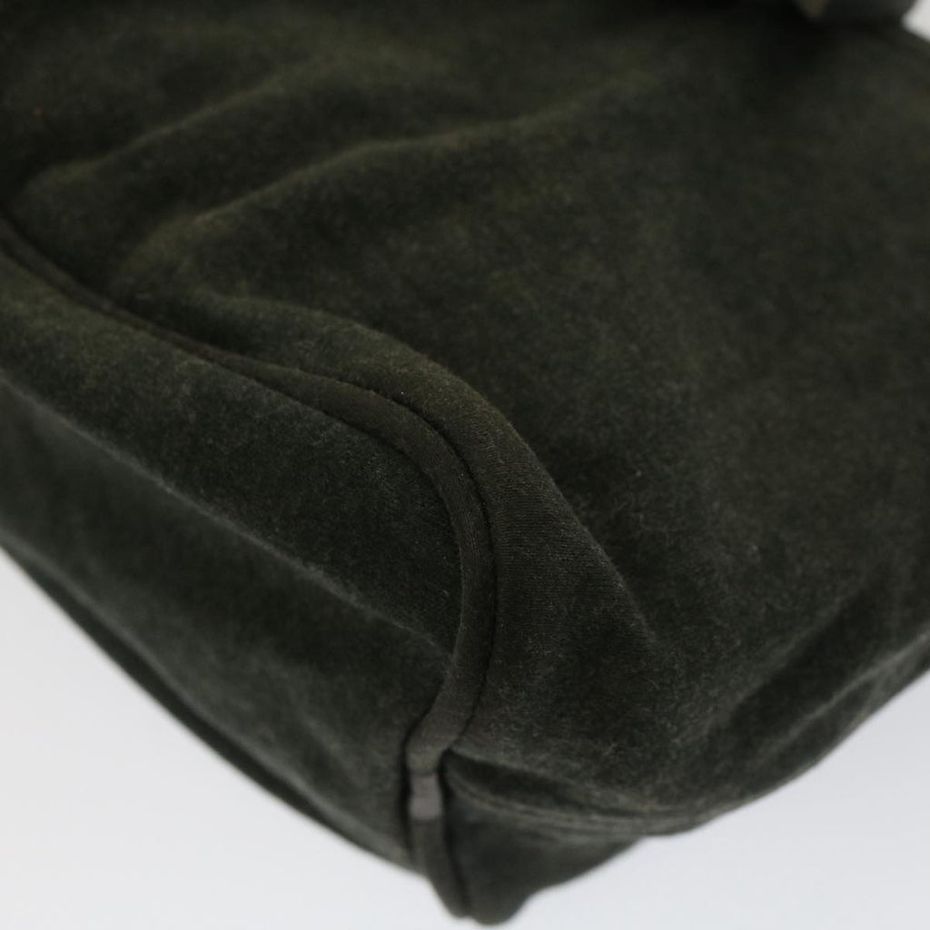 FENDI Mamma Baguette Shoulder Bag Cotton Gray 2354 26686 099yk8388B