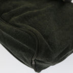 FENDI Mamma Baguette Shoulder Bag Cotton Gray 2354 26686 099yk8388B