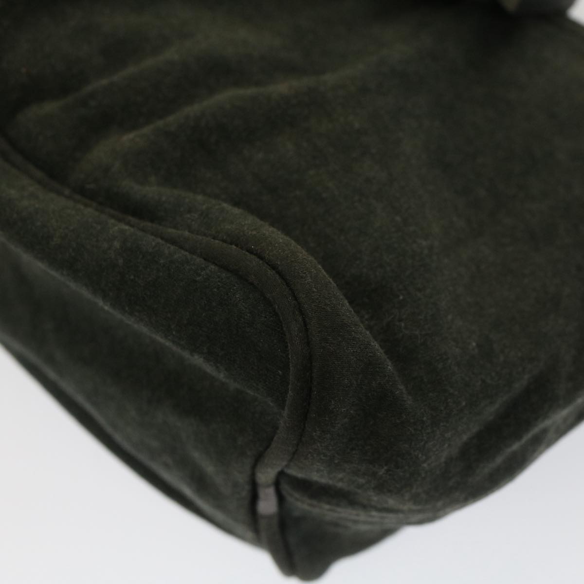 FENDI Mamma Baguette Shoulder Bag Cotton Gray 2354 26686 099yk8388B