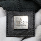 FENDI Mamma Baguette Shoulder Bag Cotton Gray 2354 26686 099yk8388B