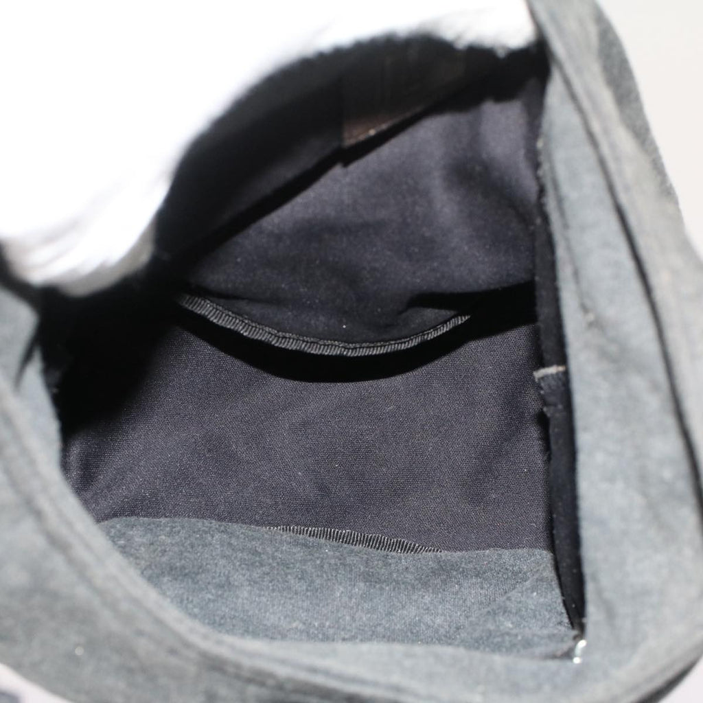 FENDI Mamma Baguette Shoulder Bag Cotton Gray 2354 26686 099yk8388B