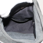 FENDI Mamma Baguette Shoulder Bag Cotton Gray 2354 26686 099yk8388B