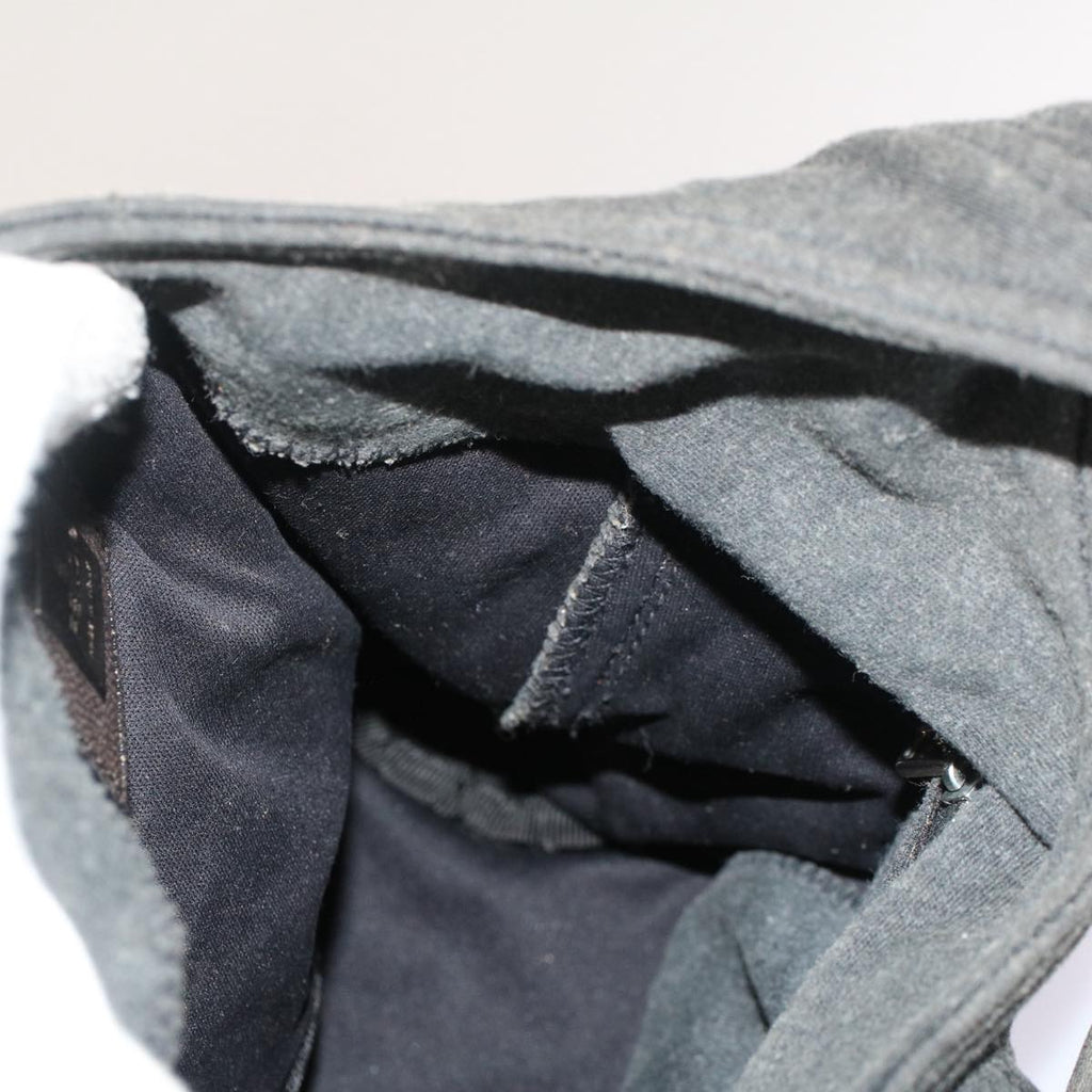 FENDI Mamma Baguette Shoulder Bag Cotton Gray 2354 26686 099yk8388B