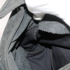 FENDI Mamma Baguette Shoulder Bag Cotton Gray 2354 26686 099yk8388B