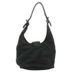 FENDI Mamma Baguette Shoulder Bag Cotton Gray 2354 26686 099yk8388B