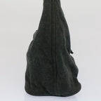 FENDI Mamma Baguette Shoulder Bag Cotton Gray 2354 26686 099yk8388B