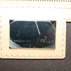 FENDI Zucchino Canvas Mamma Baguette Shoulder Bag Beigeyk8498