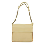 Chloe Chain Sally Shoulder Bag Leather Beige yk8515