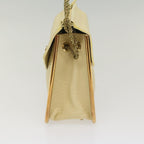 Chloe Chain Sally Shoulder Bag Leather Beige yk8515