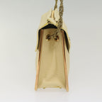 Chloe Chain Sally Shoulder Bag Leather Beige yk8515
