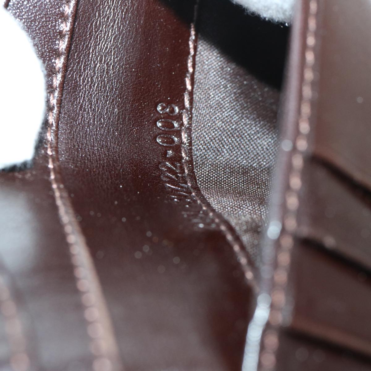 FENDI Zucca Canvas Card Case Black Brownyk8552