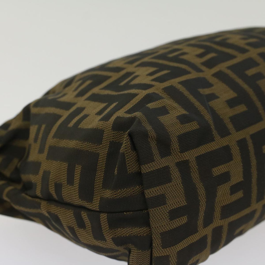 FENDI Zucca Canvas Pouch Black Brownyk8572