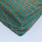 FENDI Zucchino Canvas Hand Bag Blueyk8579