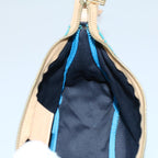 FENDI Zucchino Canvas Hand Bag Blueyk8579