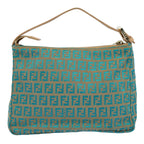 FENDI Zucchino Canvas Hand Bag Blueyk8579