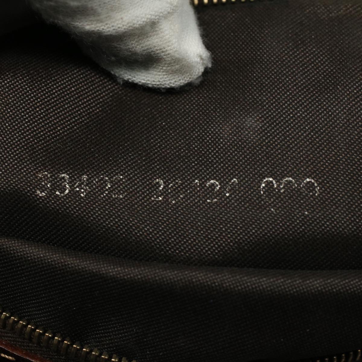 FENDI Zucchino Canvas Mamma Baguette Shoulder Bag Enamel Beigeyk8584