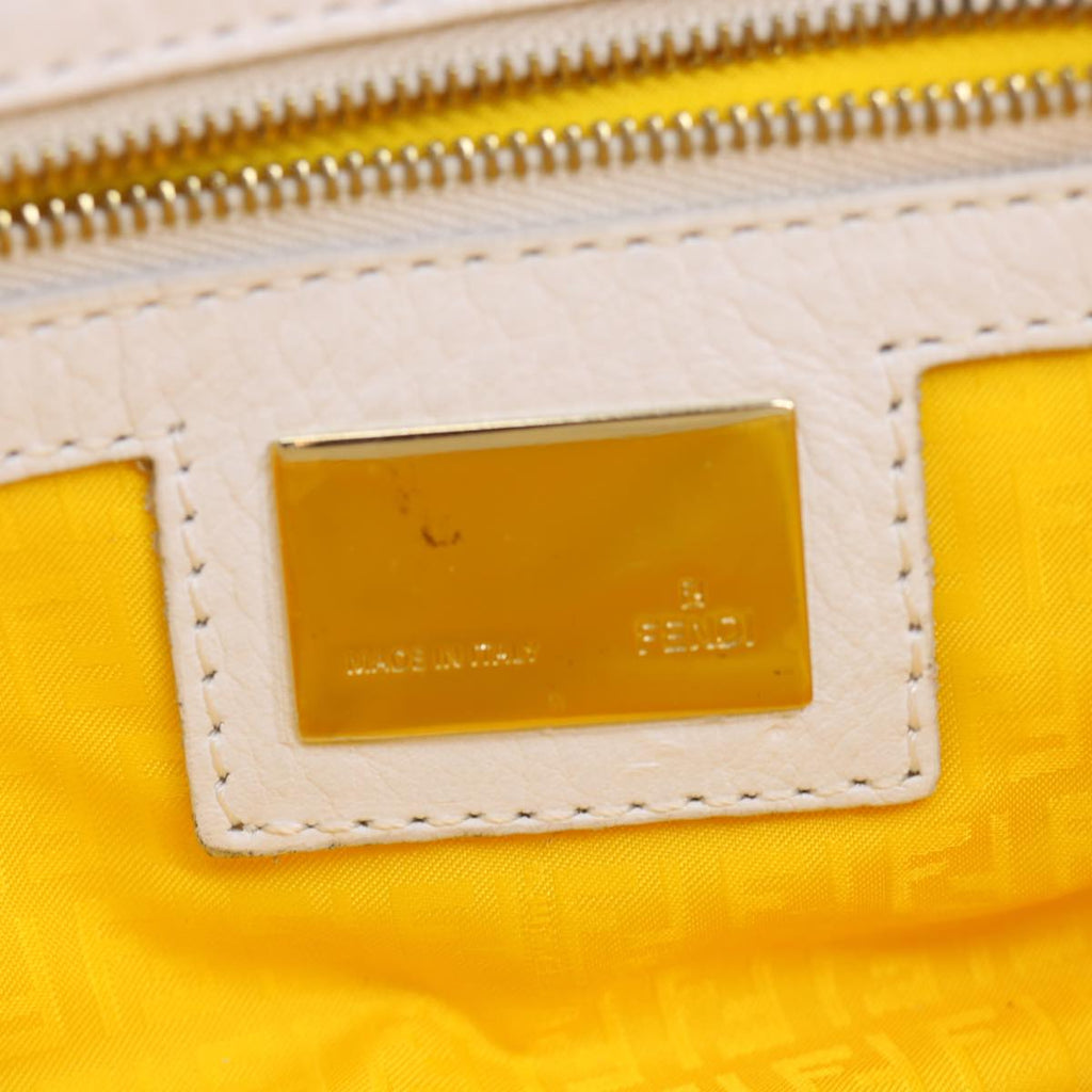 FENDI Zucca Canvas Embroidery Mamma Baguette Bag 2way Multicoloryk8631A