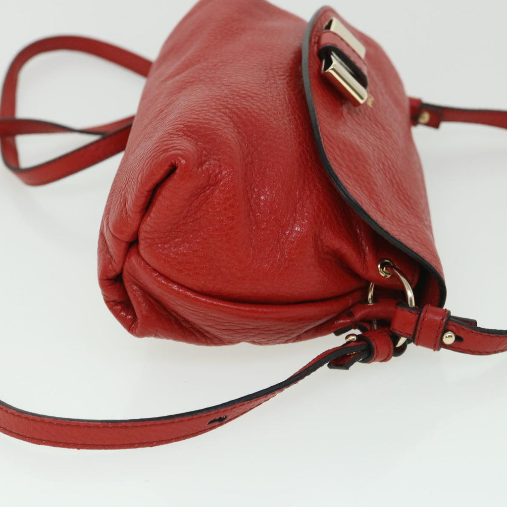 Chloe Accessory Pouch Leather 2way Red yk8693