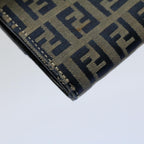 FENDI Zucchino Canvas Wallet Navyyk8715
