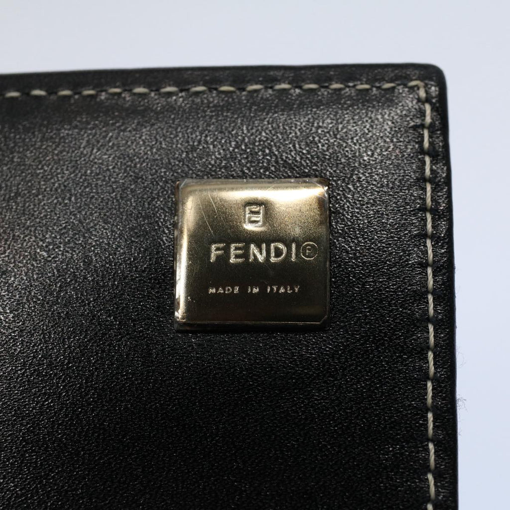 FENDI Zucchino Canvas Wallet Navyyk8715