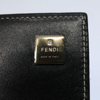 FENDI Zucchino Canvas Wallet Navyyk8715