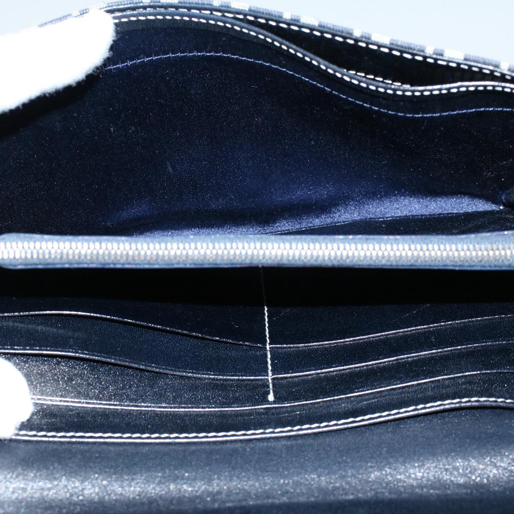 FENDI Zucchino Canvas Wallet Navyyk8715