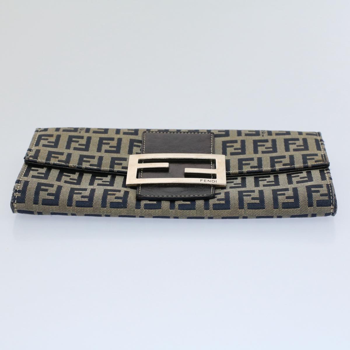 FENDI Zucchino Canvas Wallet Navyyk8715