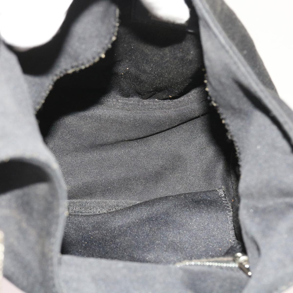 FENDI Mamma Baguette Shoulder Bag Nylon Blackyk8798