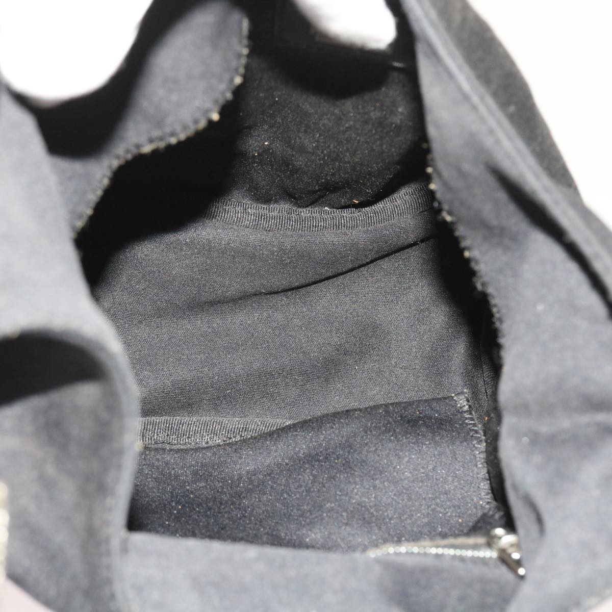 FENDI Mamma Baguette Shoulder Bag Nylon Blackyk8798