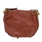 Chloe Mercy Shoulder Bag Leather Brown yk8869