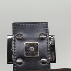 FENDI Zucchino Canvas Mamma Baguette Shoulder Bag Brownyk8935