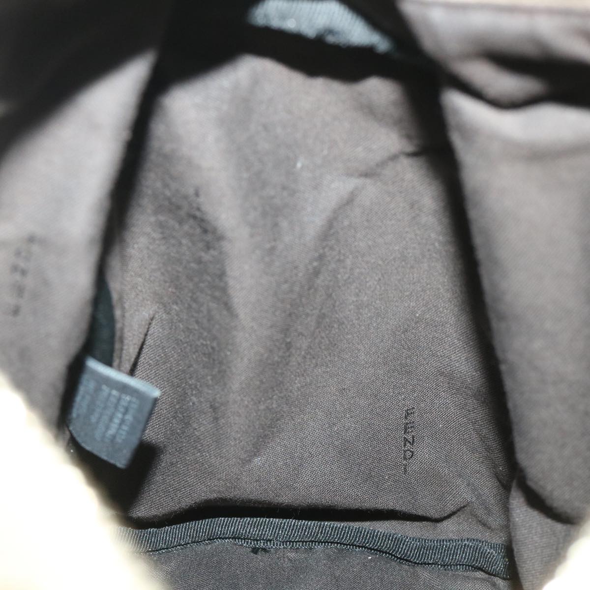 FENDI Zucchino Canvas Boston Bag Leather Beigeyk8979