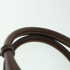 FENDI Zucchino Canvas Boston Bag Leather Beigeyk8979