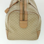 CELINE Macadam Canvas Boston Bag Beige 8988